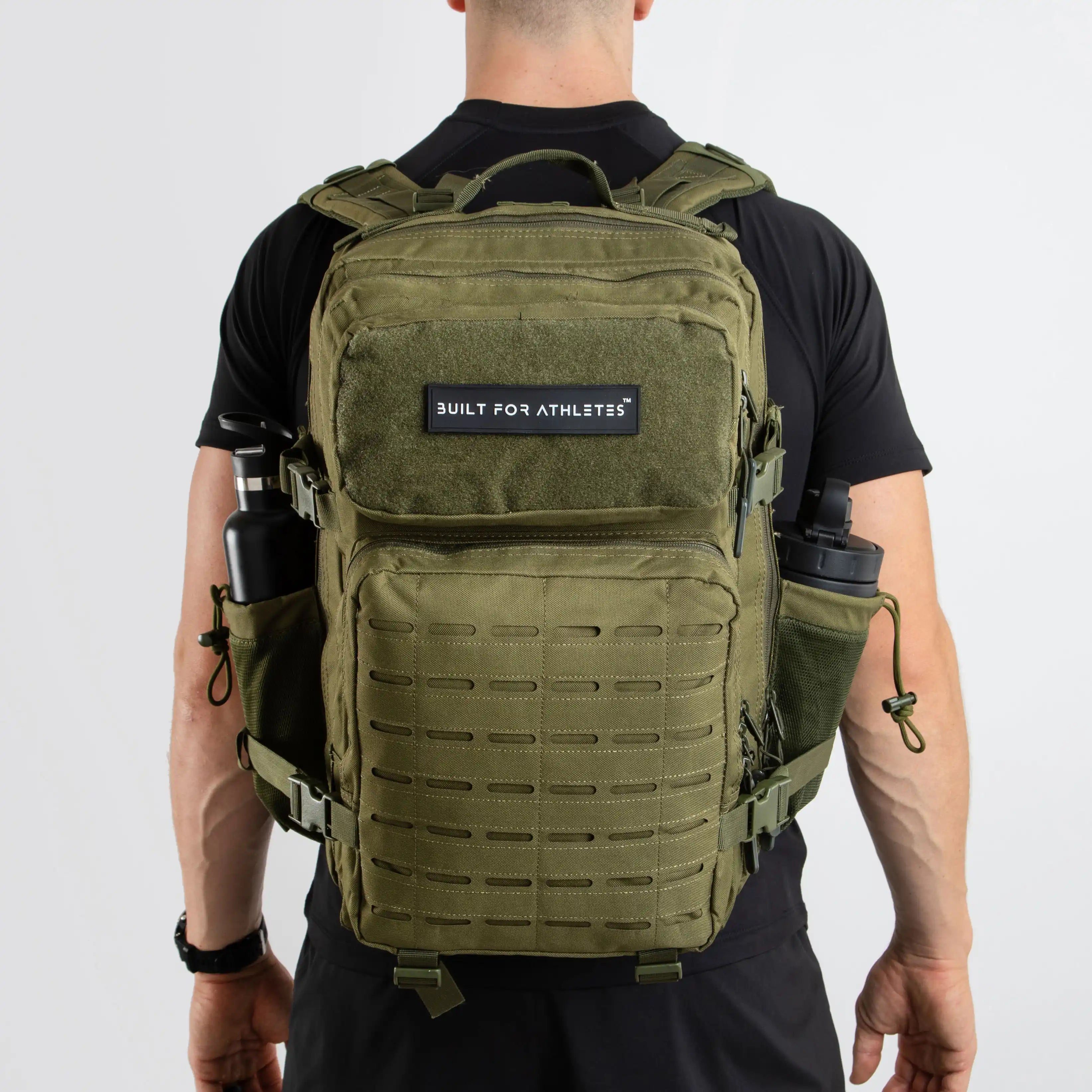 Built for Athletes Rucksäcke große Armee grün Gym Rucksack