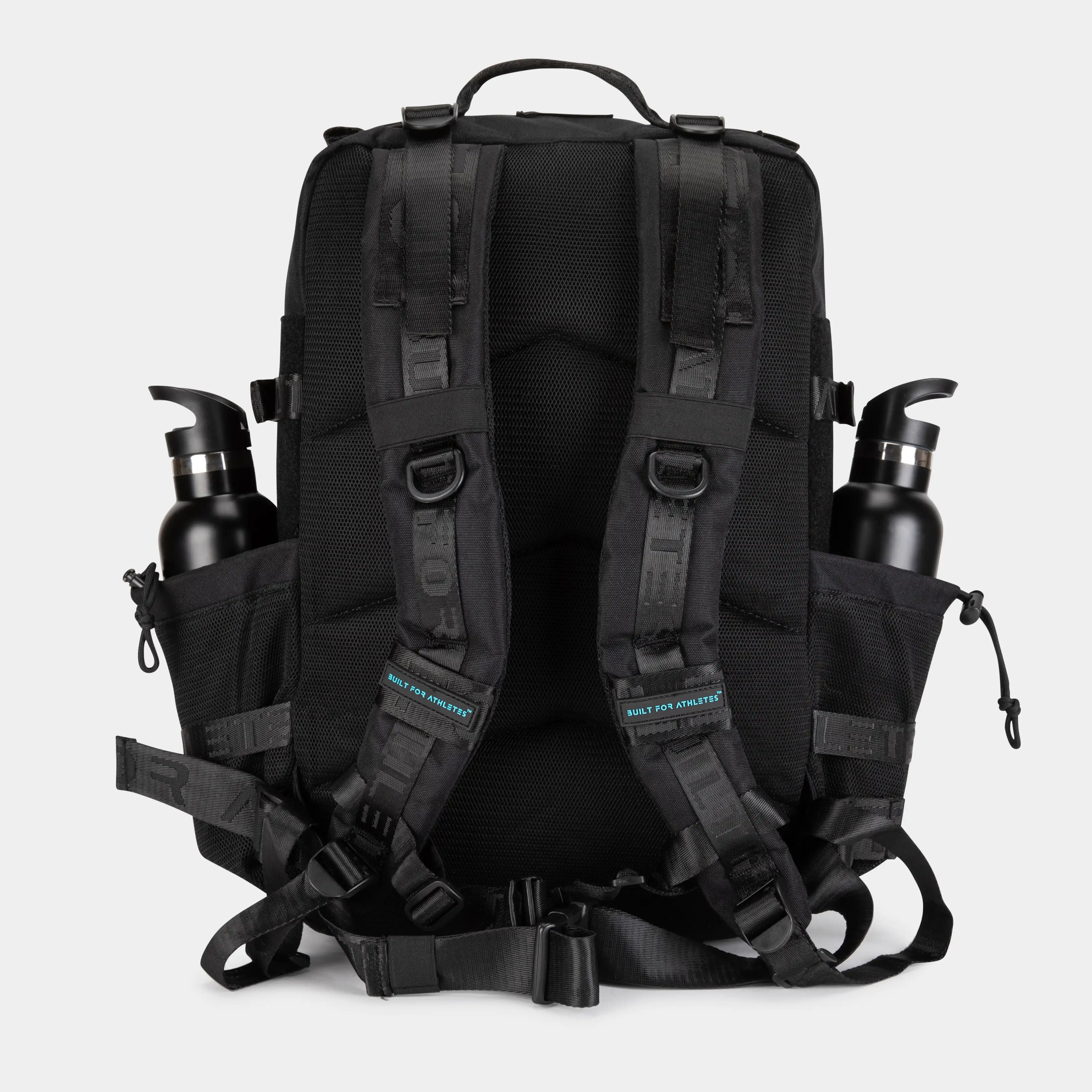 Built for Athletes Rucksäcke Large Black & Aqua Gym Backpack