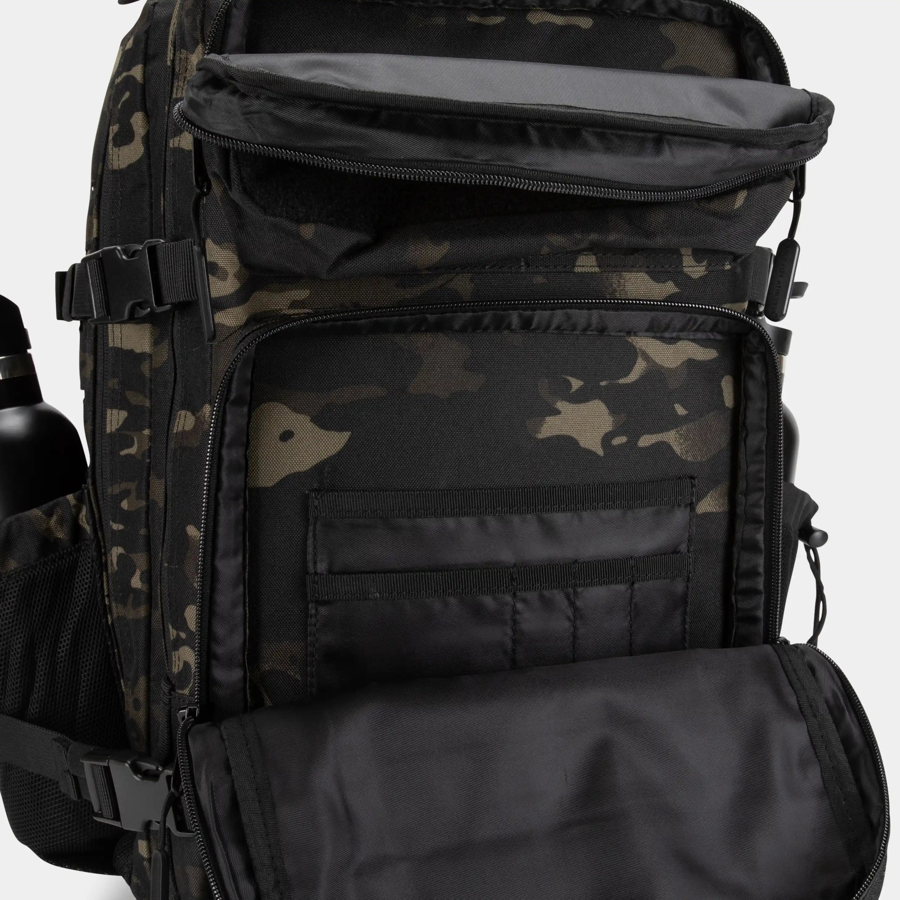 Gebaut für Athleten Rucksäcke große schwarze Camo Gym Rucksack