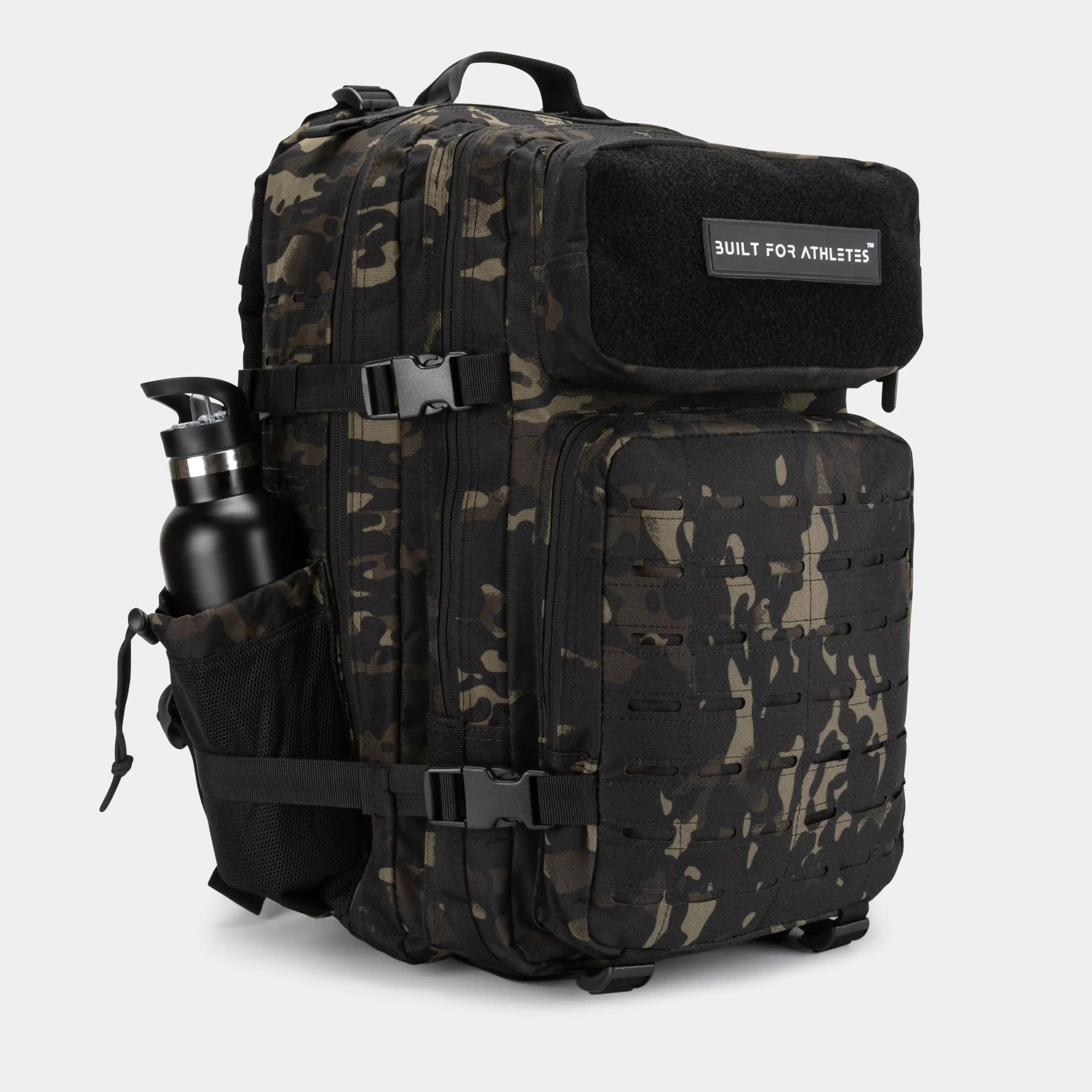 Gebaut für Athleten Rucksäcke große schwarze Camo Gym Rucksack