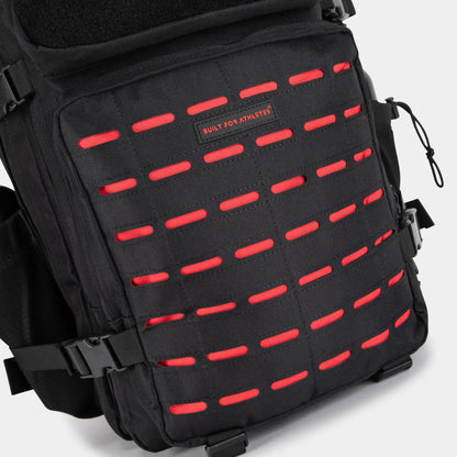 Built for Athletes Rucksäcke Large Black & Red Gym Backpacks