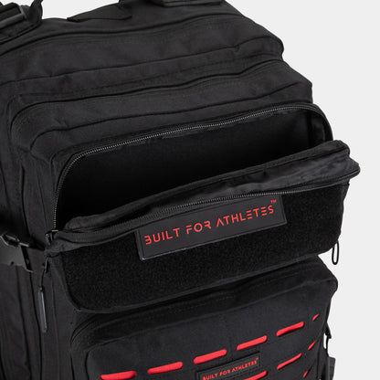 Built for Athletes Rucksäcke Large Black & Red Gym Backpacks