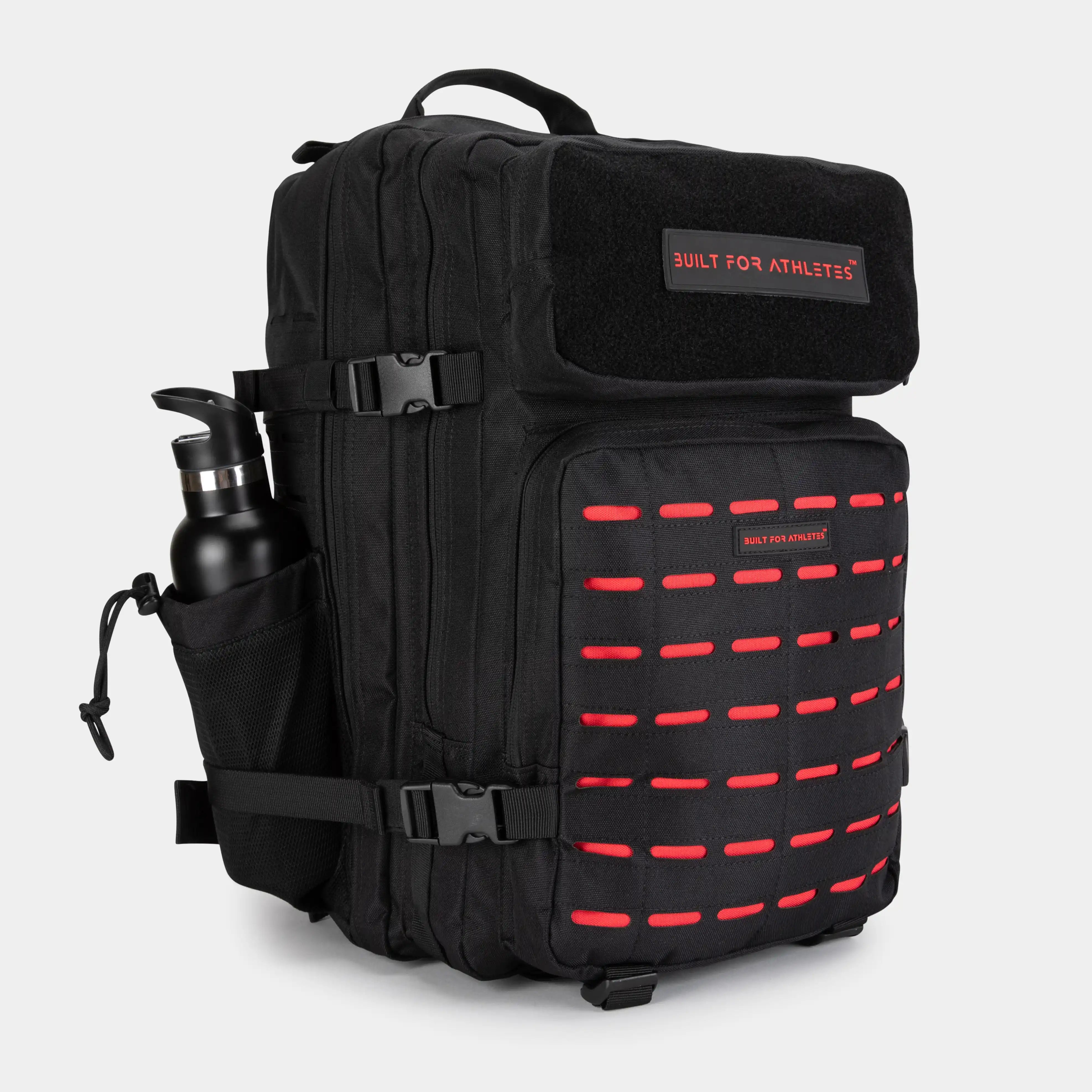 Built for Athletes Rucksäcke Large Black & Red Gym Backpacks