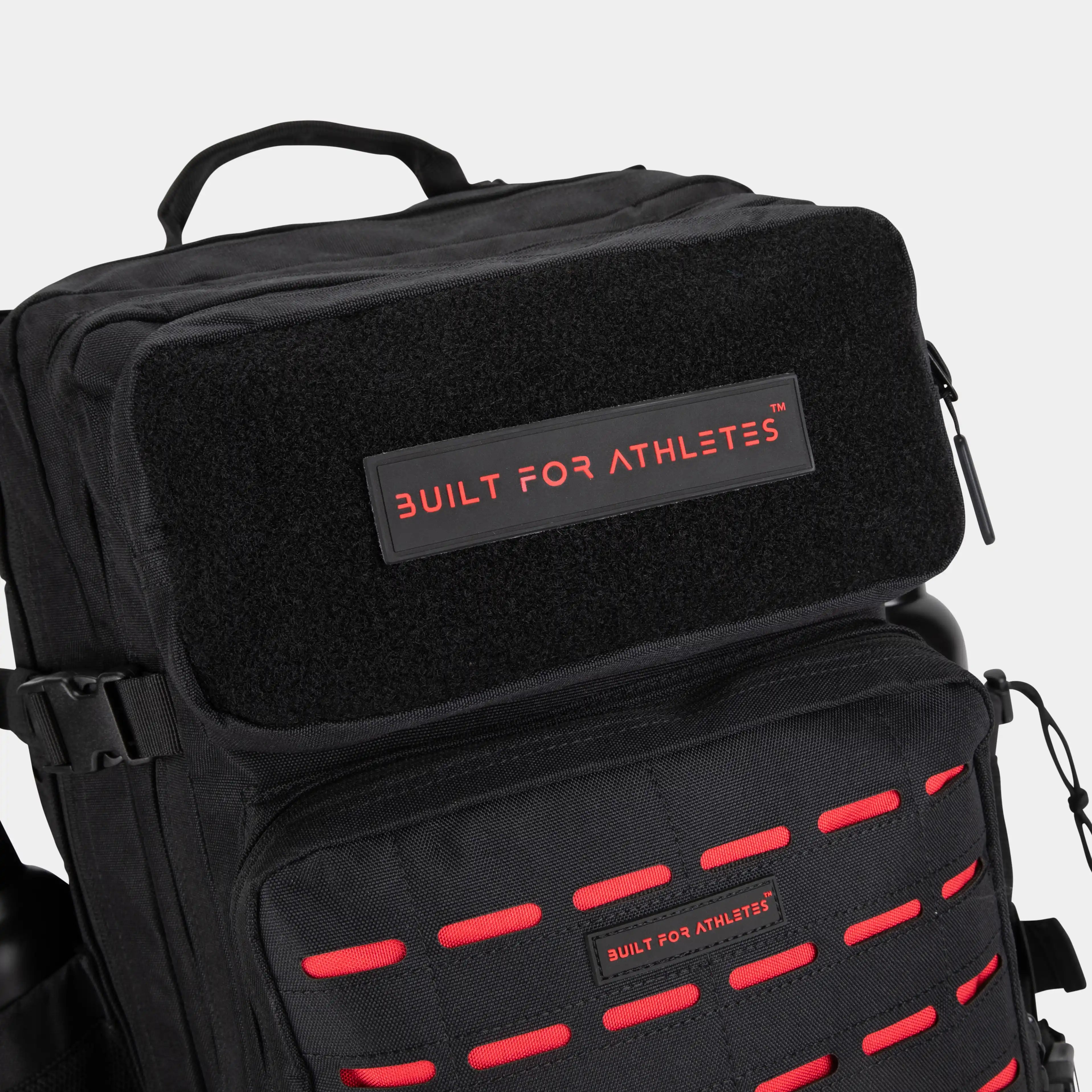 Built for Athletes Rucksäcke Large Black & Red Gym Backpacks