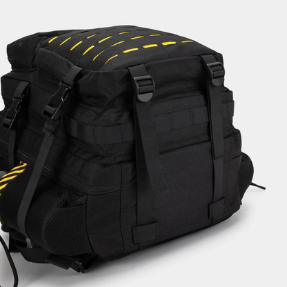 Built for Athletes Rucksäcke Large Black & Yellow Gym Backpacks (35L)