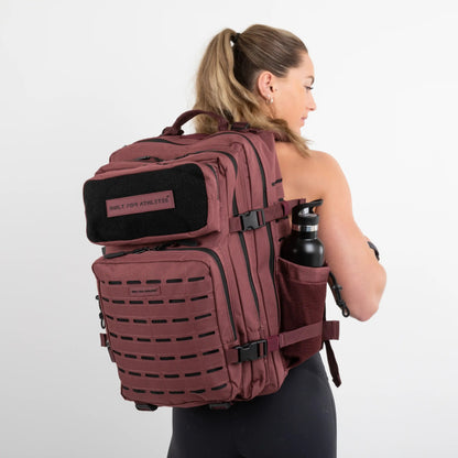 Gebaut für Athleten Rucksäcke große Burgundy Gym Backpack