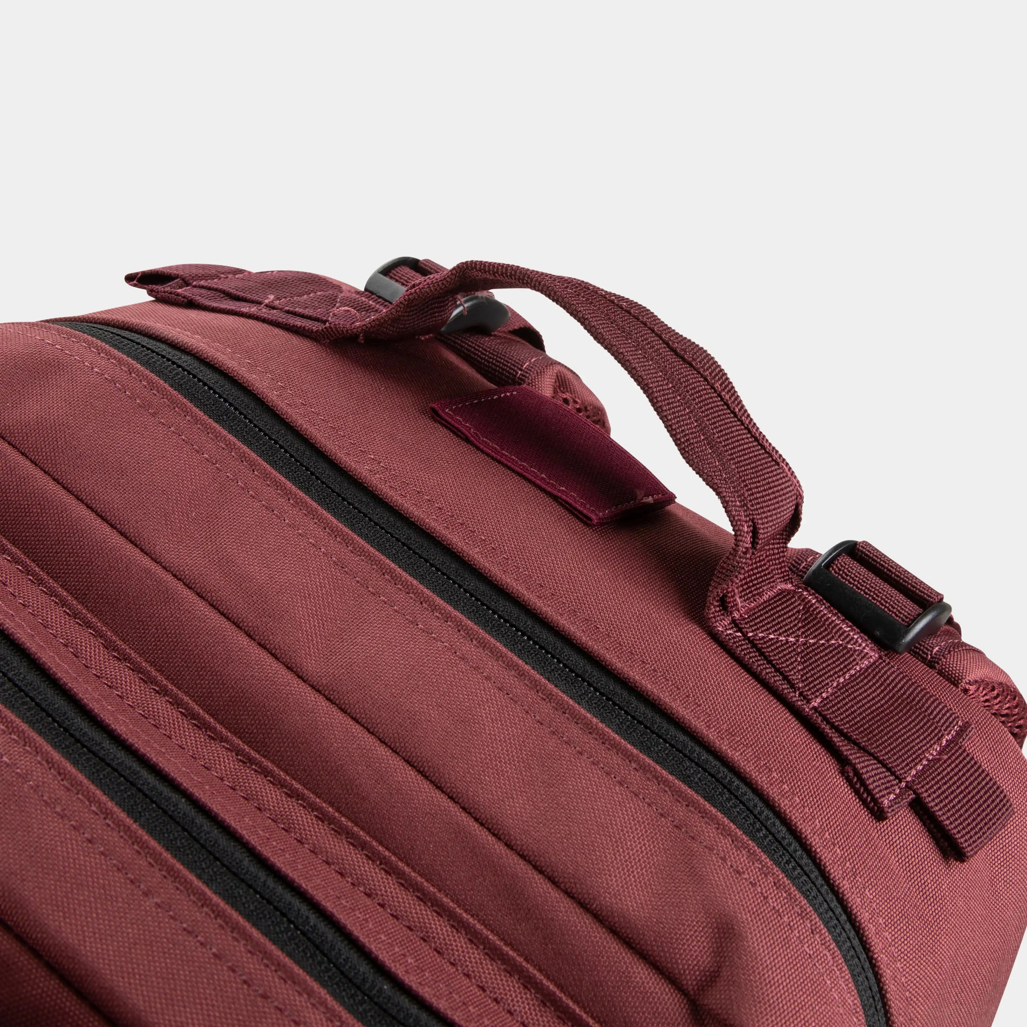 Gebaut für Athleten Rucksäcke große Burgundy Gym Backpack