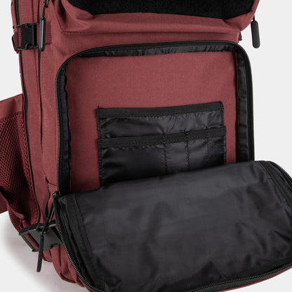 Gebaut für Athleten Rucksäcke große Burgundy Gym Backpack