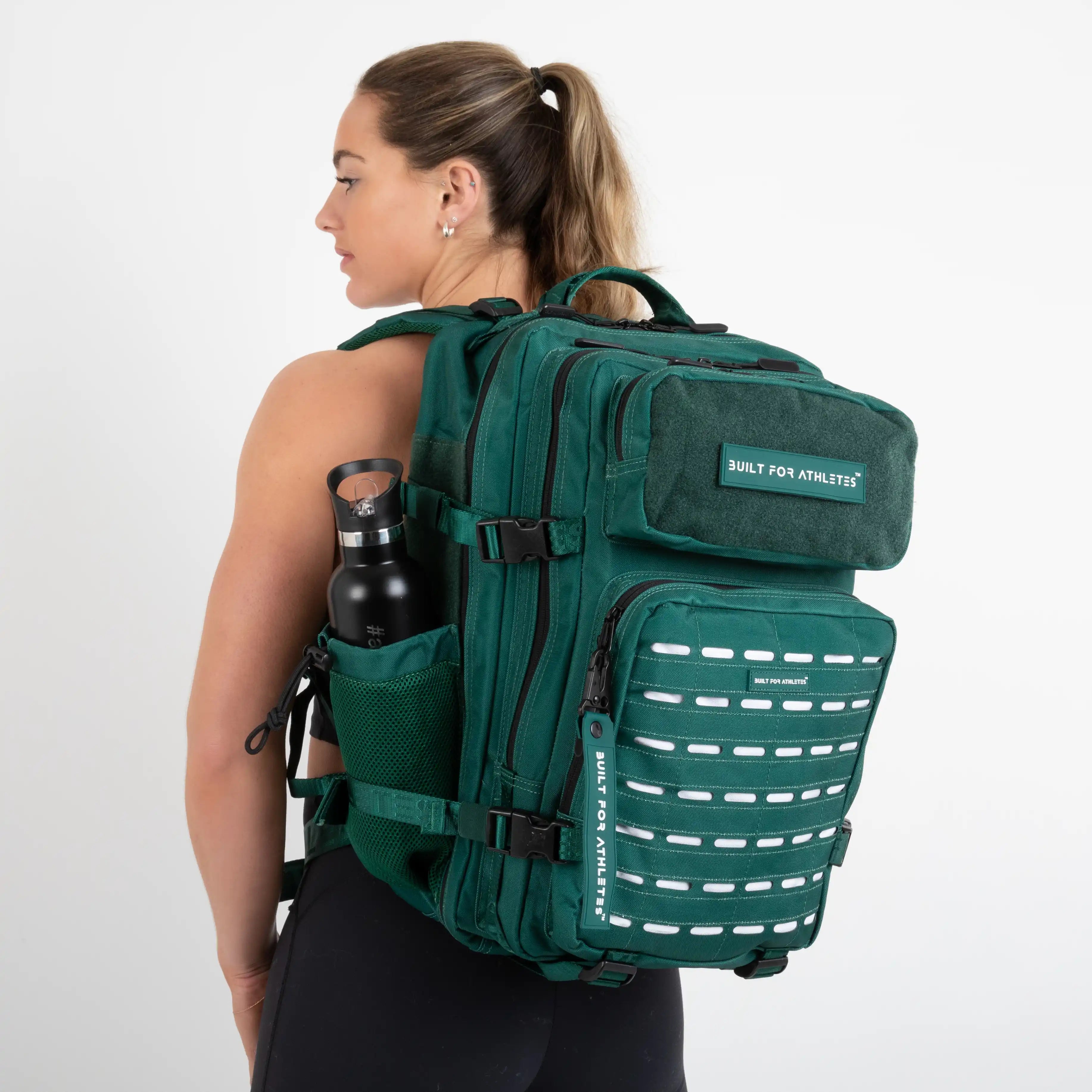 Gebaut für Athleten Rucksäcke Large Forest Green Gym Backpacks