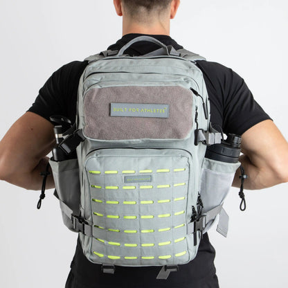 Built for Athletes Rucksäcke Large Grey & Lime Gym Backpacks