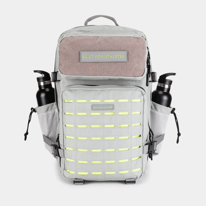 Built for Athletes Rucksäcke Large Grey & Lime Gym Backpacks