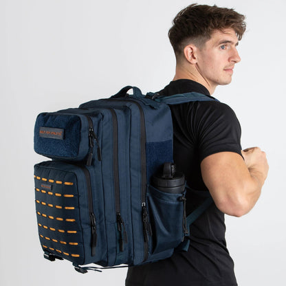 Built for Athletes Rucksäcke Large Navy & Orange Backpack