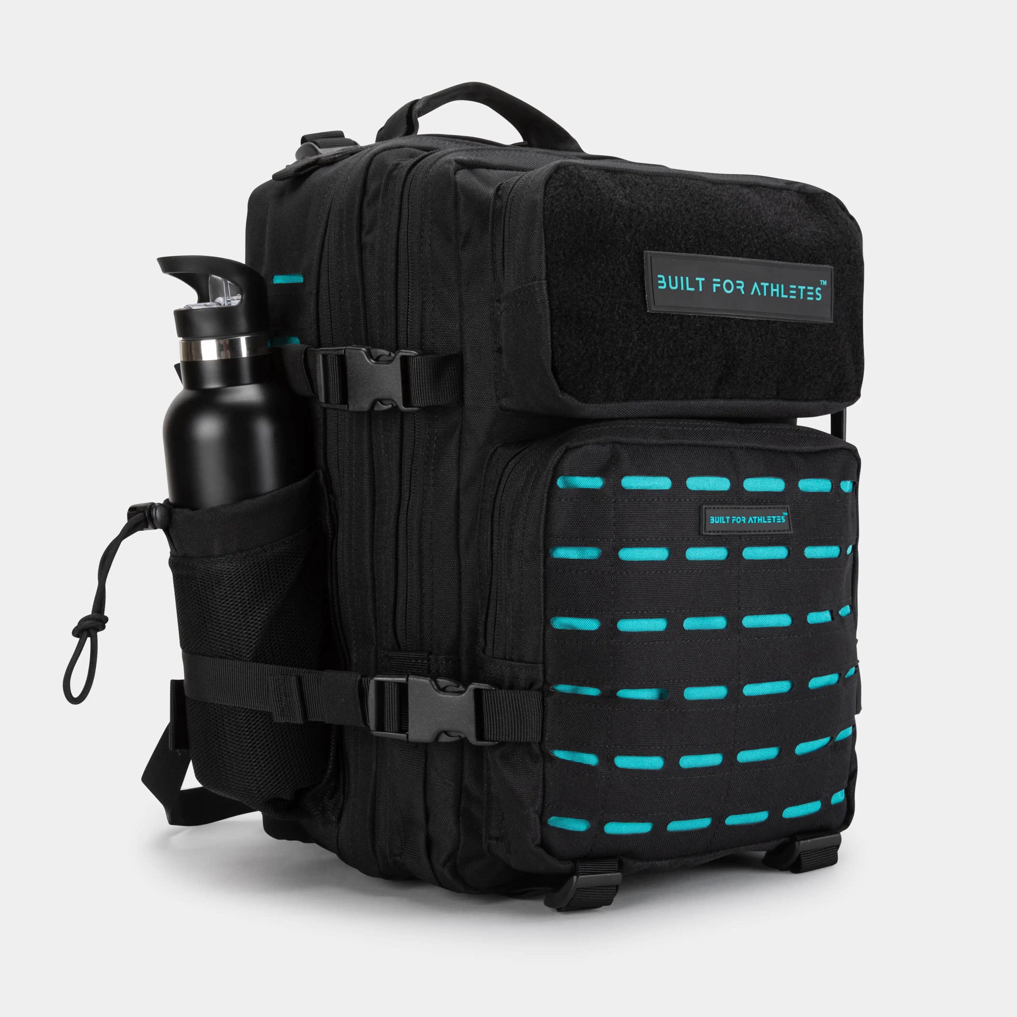 Built for Athletes Rucksäcke Small Black & Aqua Gym Backpack