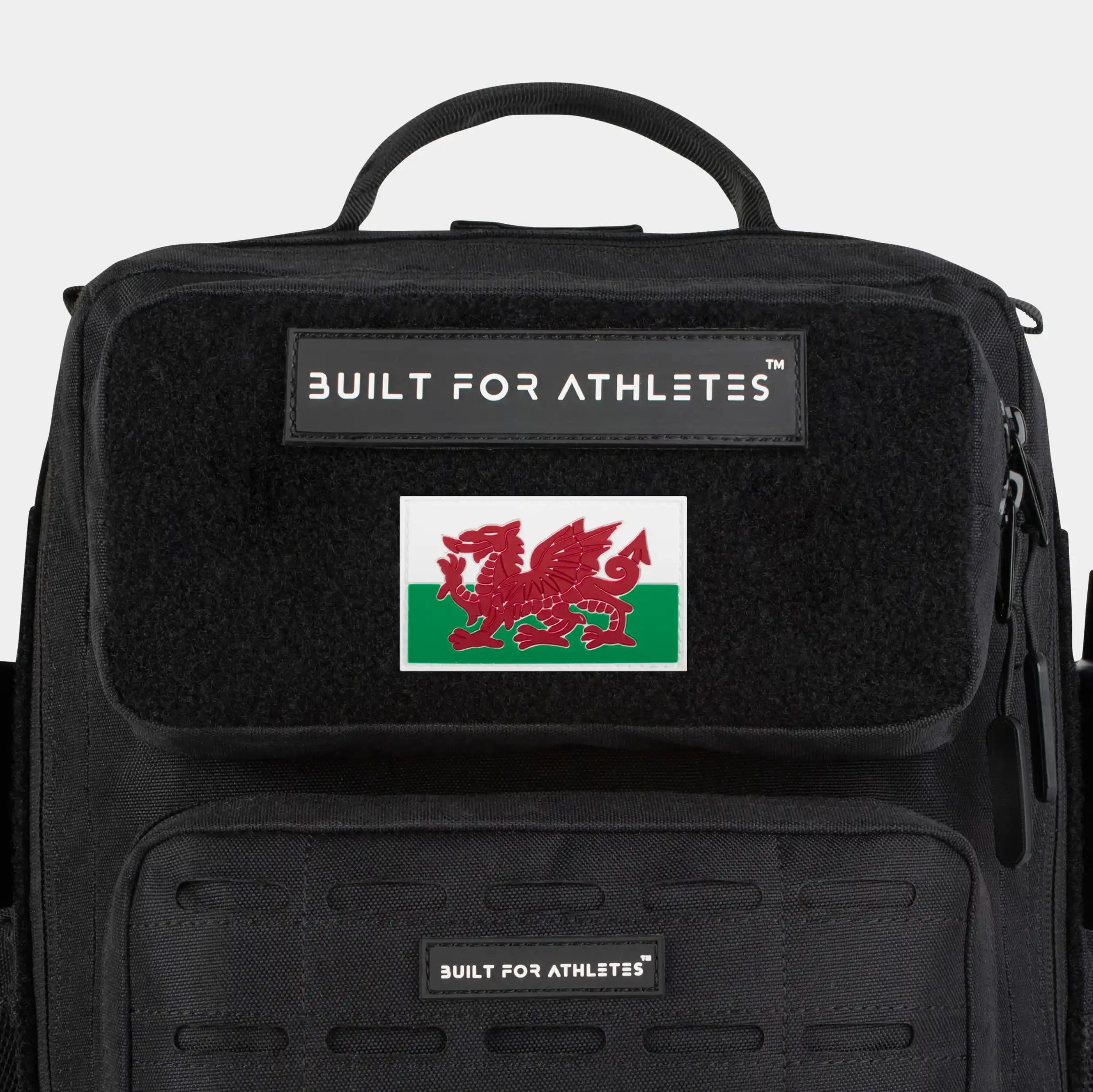 Built for Athletes Aufnäher Wales Flaggenaufnäher