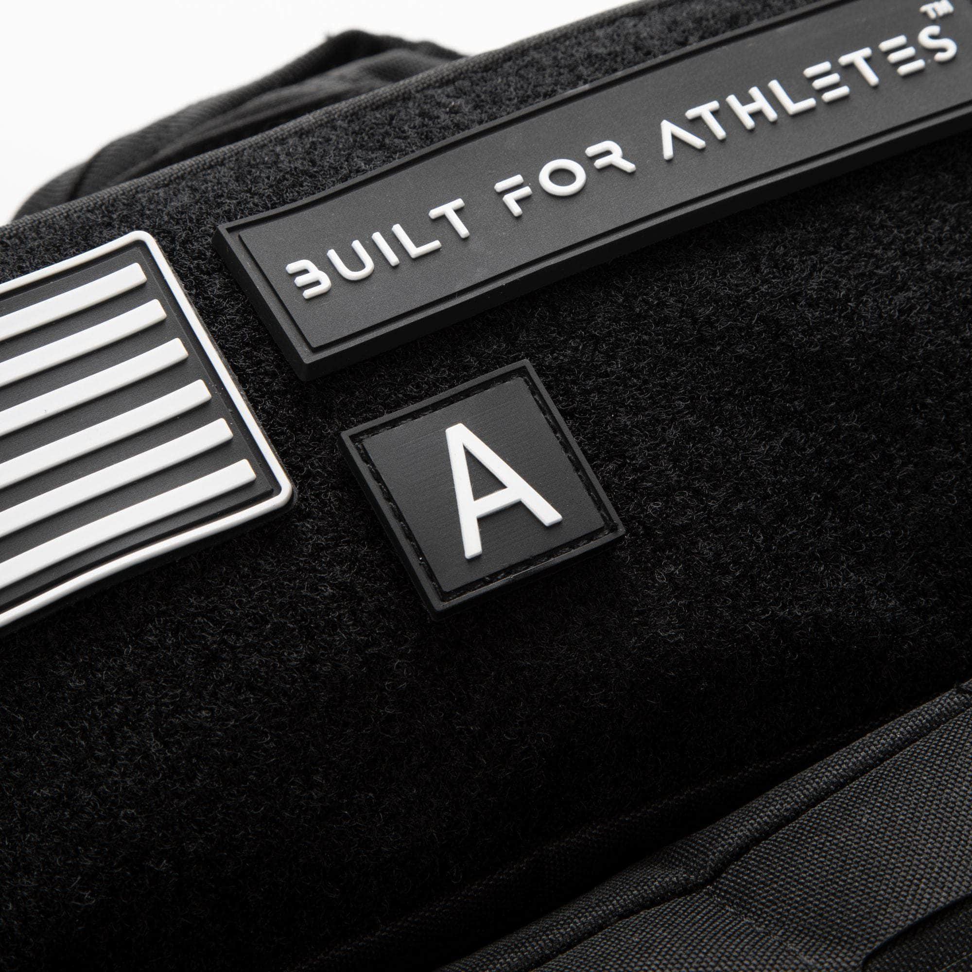 Built for Athletes Aufnäher Letter Rubber Patches