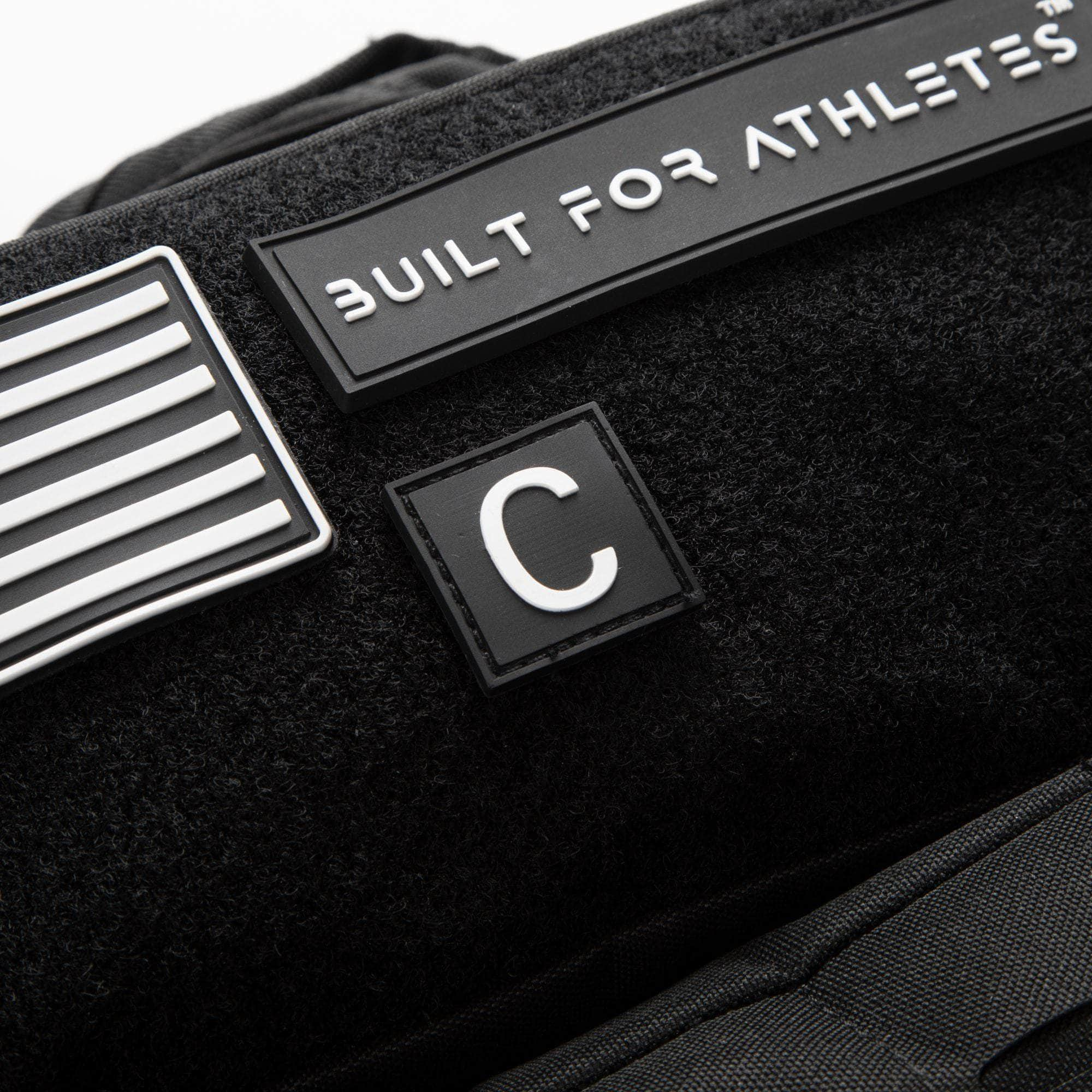 Built for Athletes Aufnäher Letter Rubber Patches