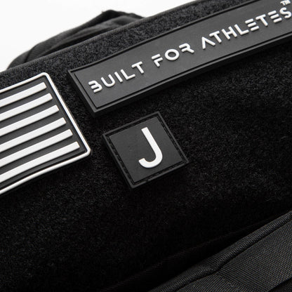 Built for Athletes Aufnäher Letter Rubber Patches