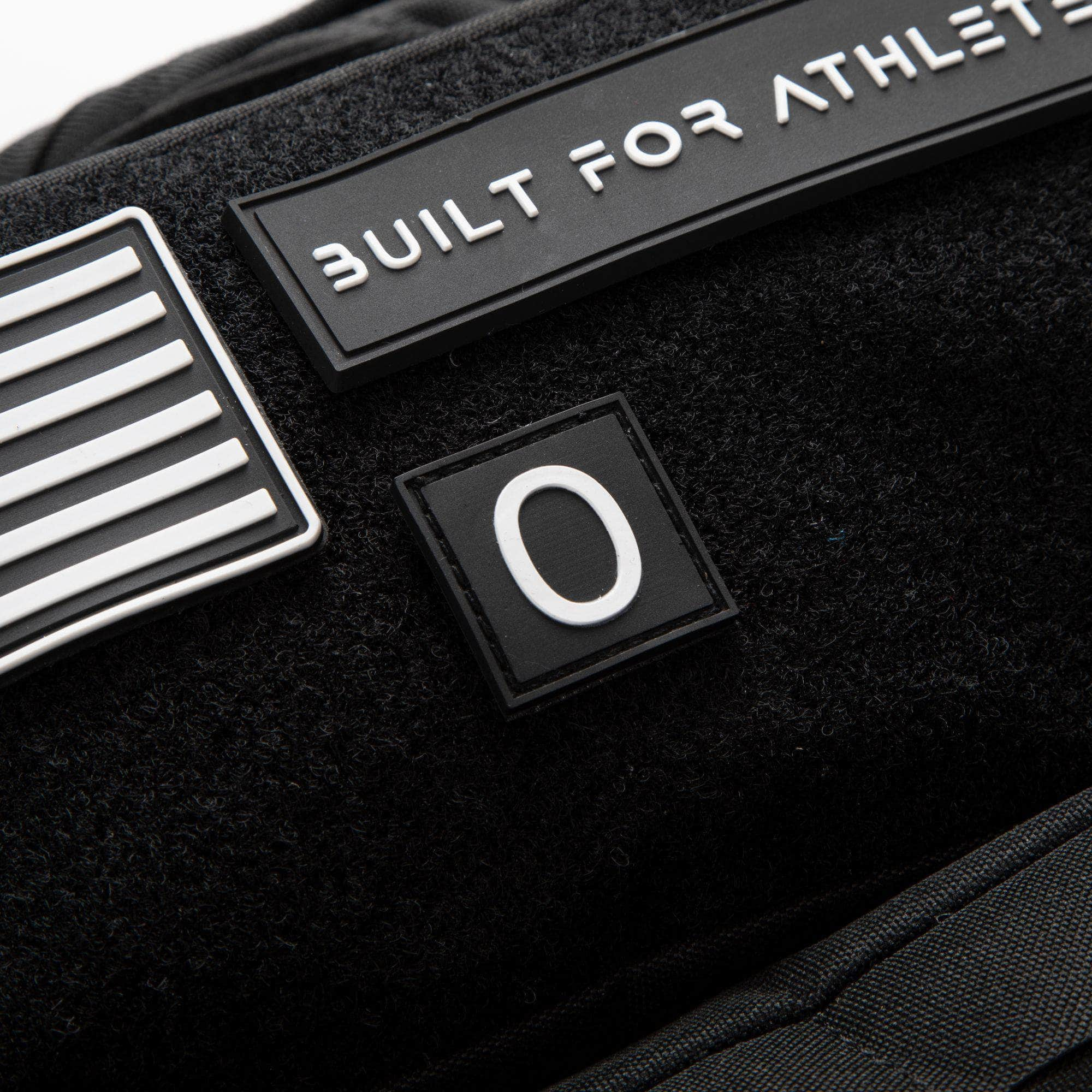 Built for Athletes Aufnäher Letter Rubber Patches