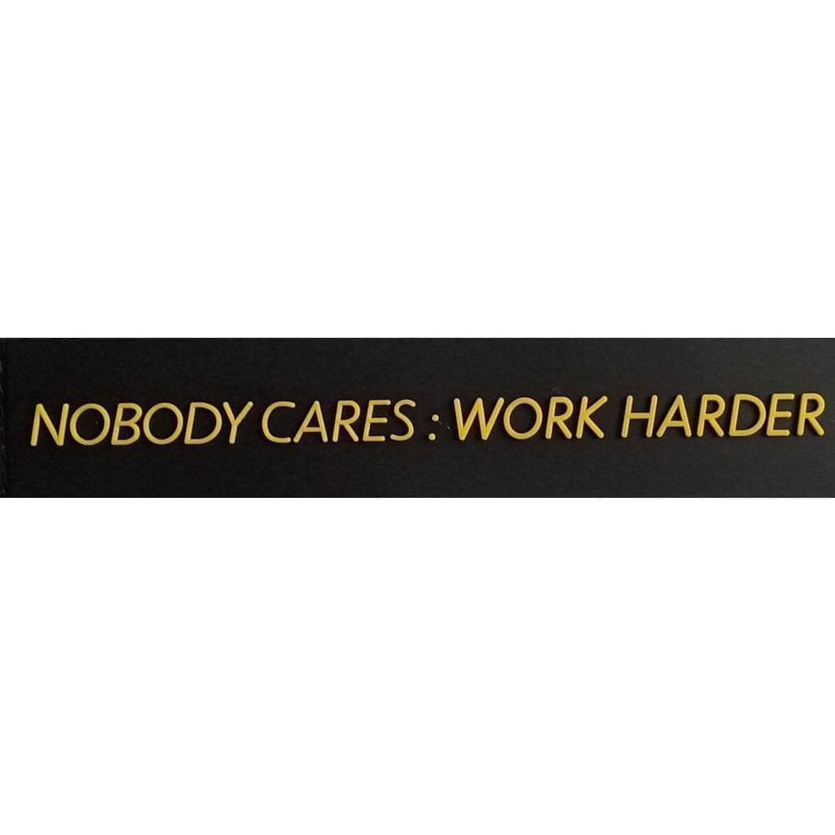 Built for Athletes Patches Nobody Cares : Work Harder Aufnäher