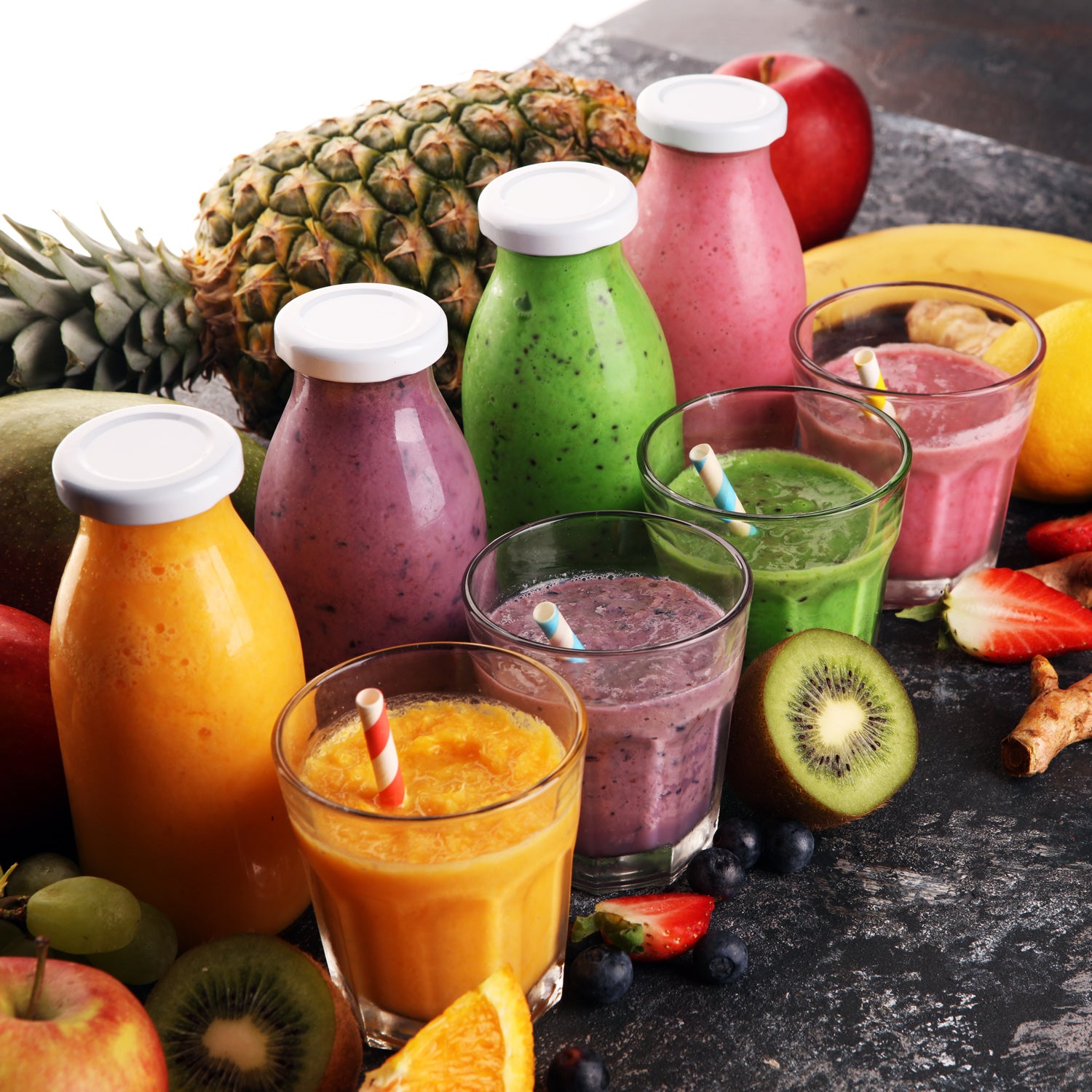 7 types de jus bourrés de nutriments