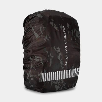 Built for Athletes™ Bags Black Camo Waterproof Backpack Cover (housse de sac à dos imperméable)