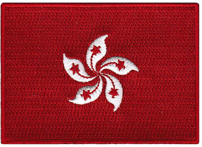 Écussons "Built for Athletes" Écussons "Hong Kong Country Flag" (drapeau de Hong Kong)