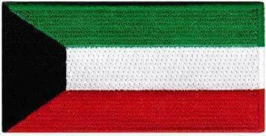 Écussons "Built for Athletes" Écussons "Kuwait Country Flag" (drapeau du Koweït)