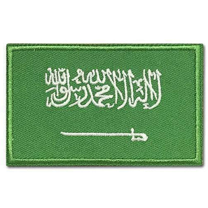 Écussons "Built for Athletes" Écussons "Saudi Arabia Country Flag" (drapeau de l'Arabie saoudite)