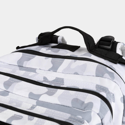 Built for Athletes™ Backpacks Large White Camo Gym Backpack (Sac à dos de gymnastique)