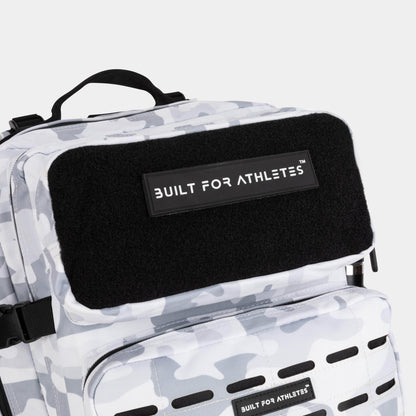 Built for Athletes™ Backpacks Large White Camo Gym Backpack (Sac à dos de gymnastique)