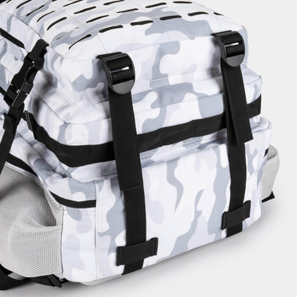 Built for Athletes™ Backpacks Large White Camo Gym Backpack (Sac à dos de gymnastique)