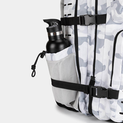 Built for Athletes™ Backpacks Large White Camo Gym Backpack (Sac à dos de gymnastique)