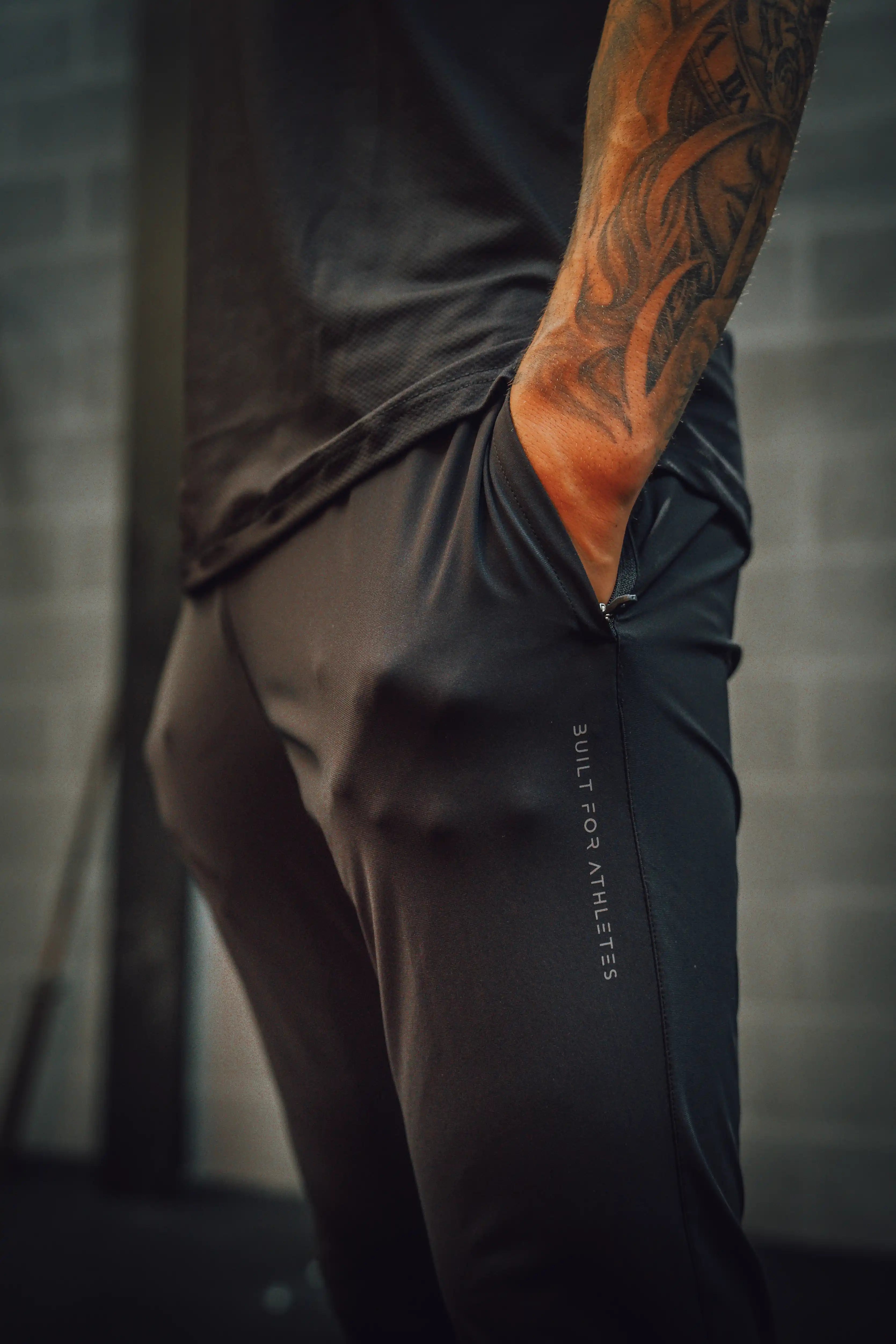 Built For Athletes Joggers Jogger d'entraînement pour hommes Noir