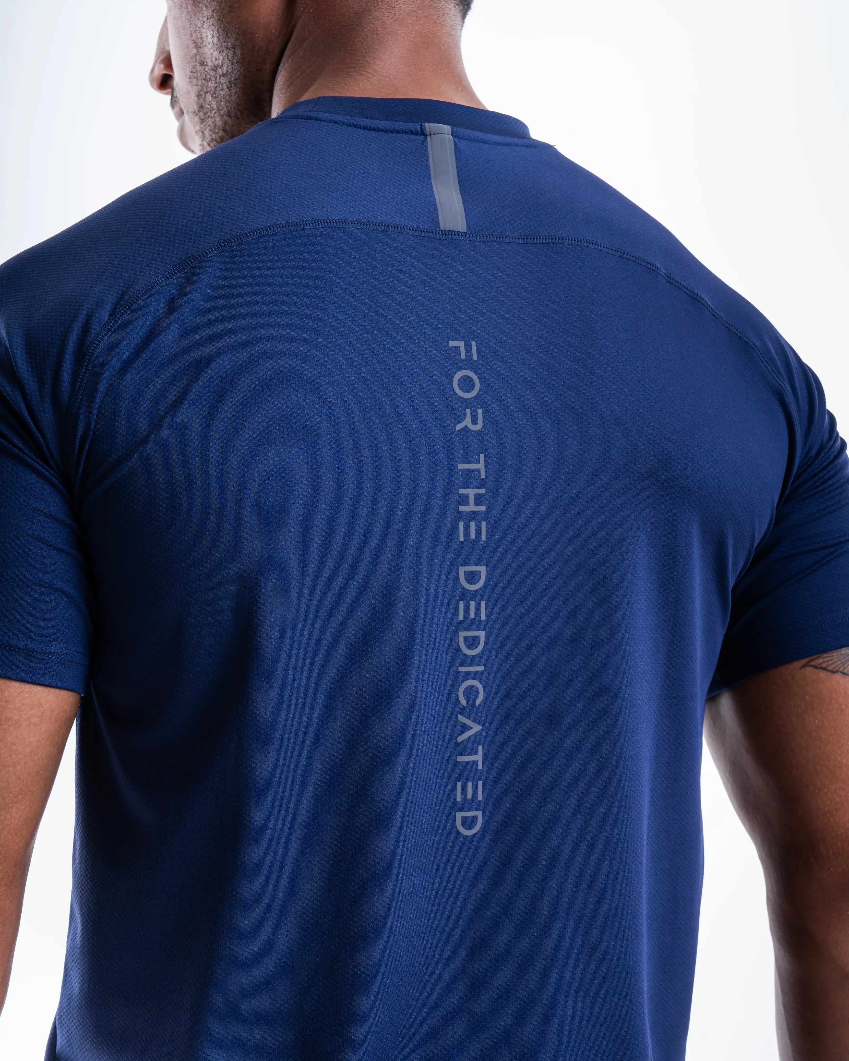 Built For Athletes Mens Shirts Tshirt d'entraînement pour hommes Navy