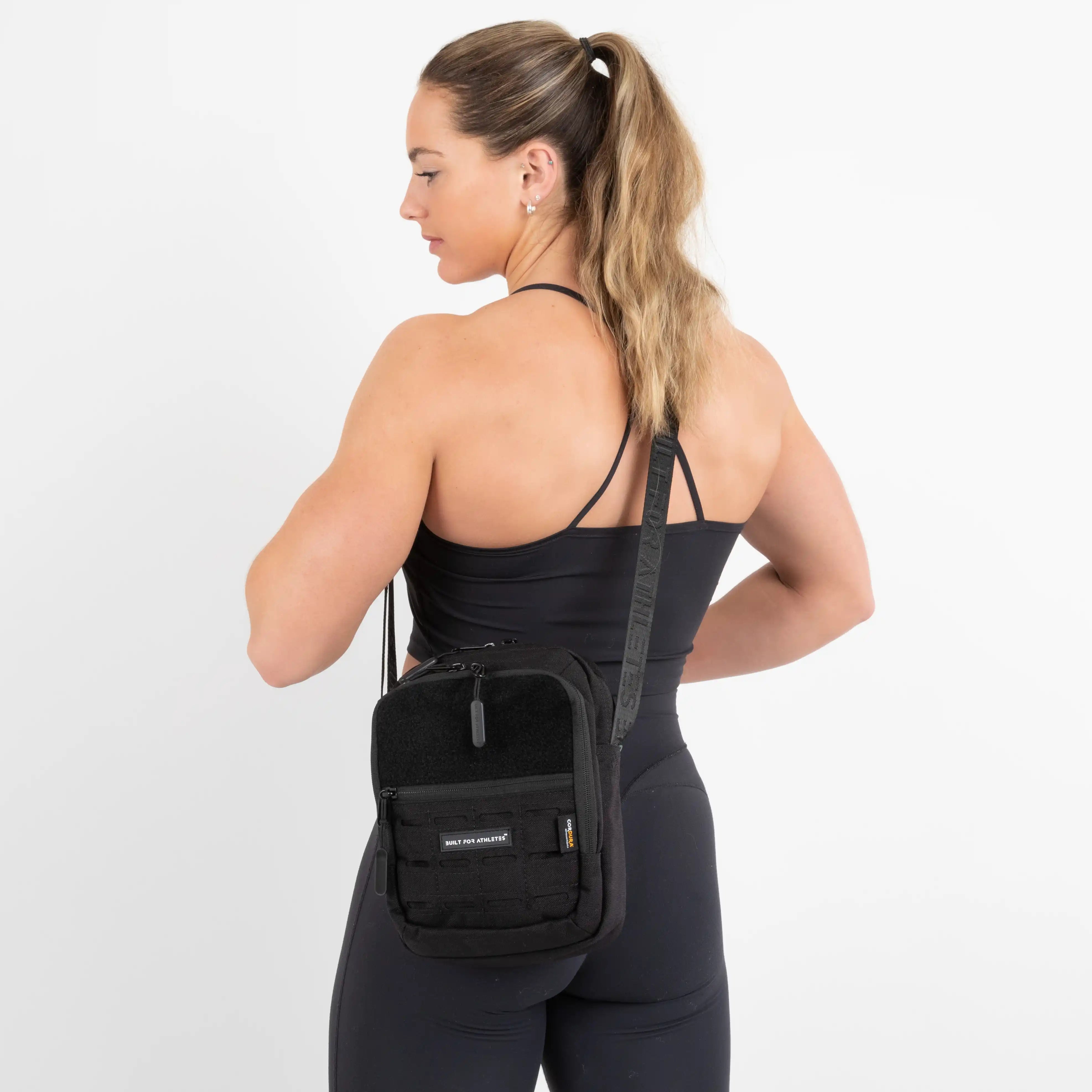 Built for Athletes Bags Pro Series Black Shoulder Bag