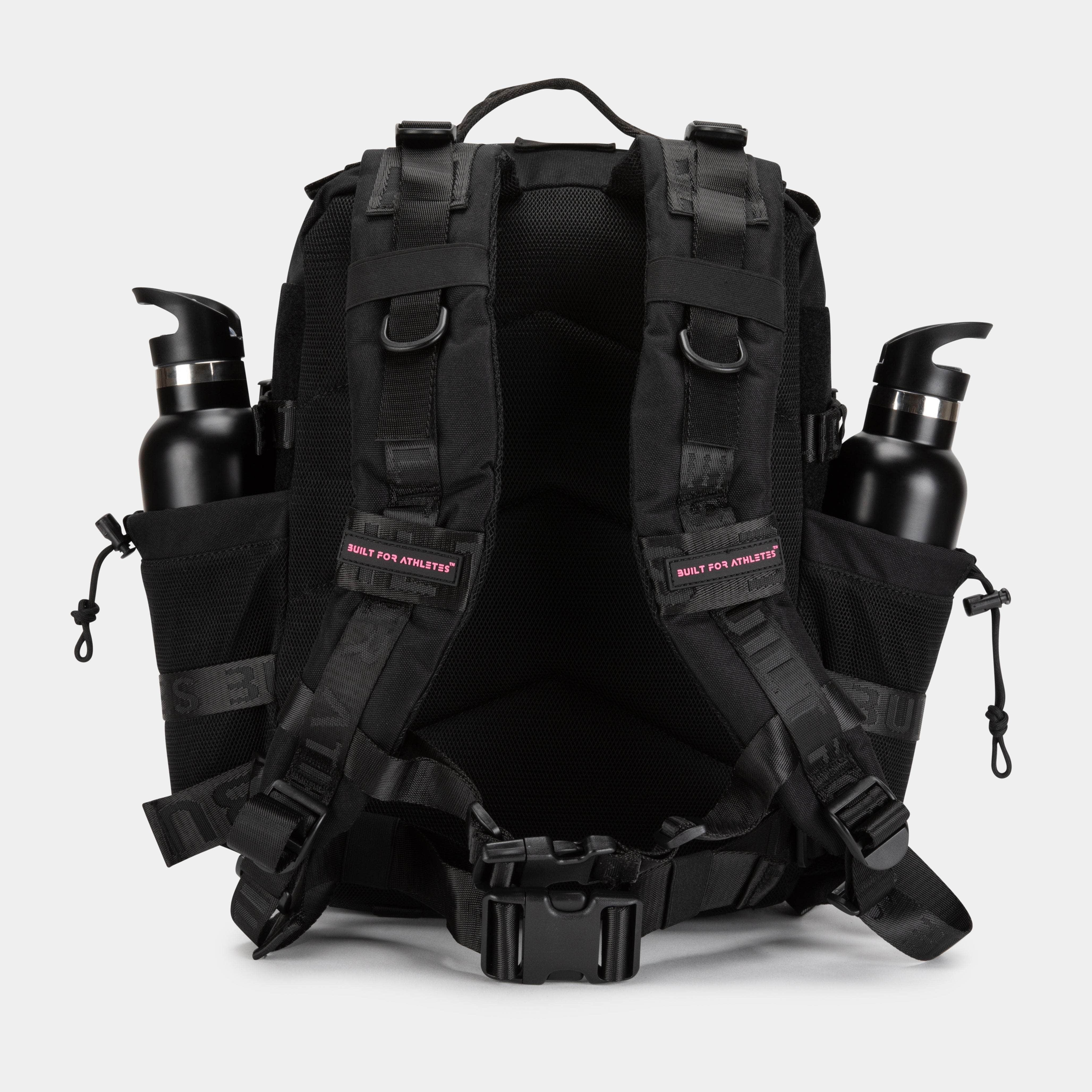 Built for Athletes Backpacks Petit sac à dos de sport noir et rose