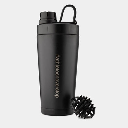 Built for Athletes™ Bottles Stainless Steel Metal Protein Shaker - 600ML | Built For Athletes